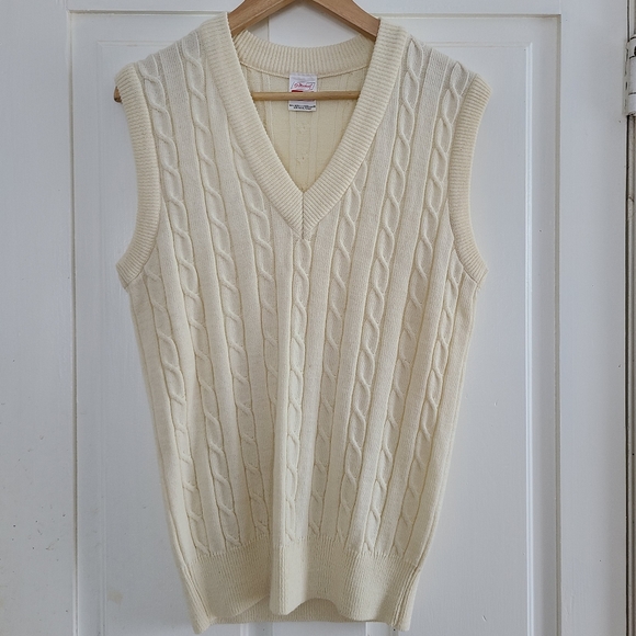 VINTAGE - WOOL BLEND KNIT VEST - Picture 10 of 10